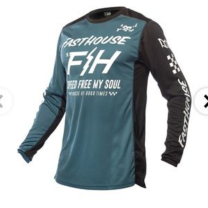 Grindhouse Slammer Youth Jersey - Blue/Black L